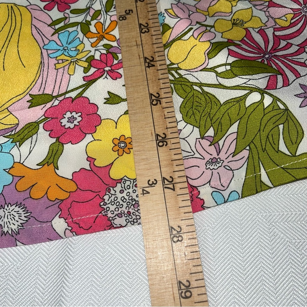 Liberty of London for Target Floral Ruffle Halter Dress Tie Elastic Waist XS - Picture 8 of 10